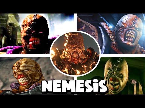 ALL NEMESIS BOSSES FIGHT IN RESIDENT EVIL GAMES (1999 - 2020)