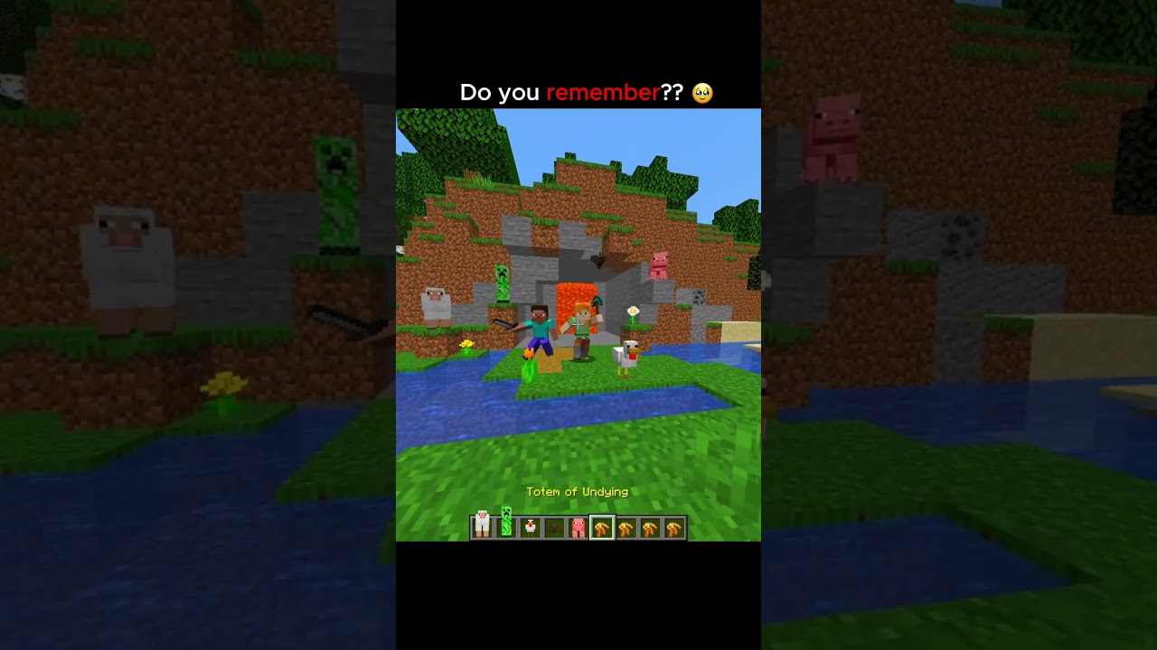 The most wholesome Minecraft nostalgia that we all remember 😢 #minecraft