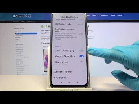How to Enter Vibration Settings on Xiaomi Redmi Note 10S?
