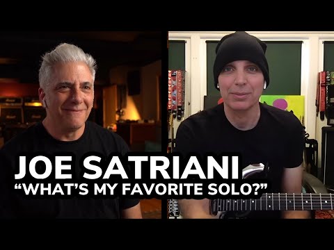 Joe Satriani Talks About His Favorite Guitar Solo