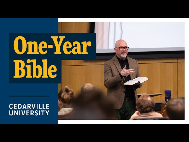Thumbnail for video titled: Why Pursue the One-Year Bible Program at Cedarville University?