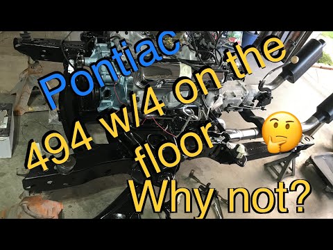 Pontiac 455 stroker 494 first start for 1969 firebird build