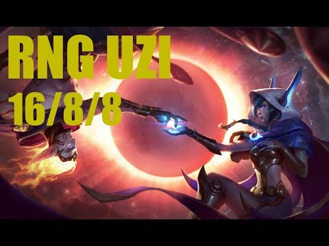 RNG Uzi Xayah vs Ezreal Bot #10