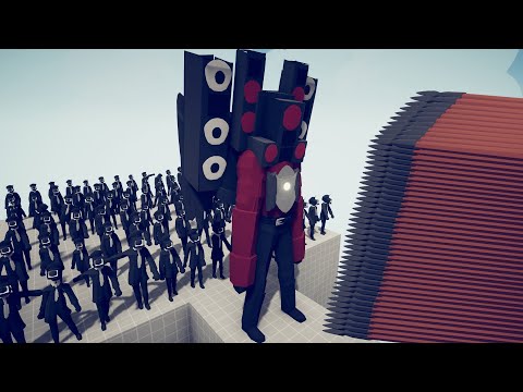 100x CAMERAMAN + TITAN SPEAKER MAN vs EVERY GOD | Totally Accurate Battle Simulator TABS