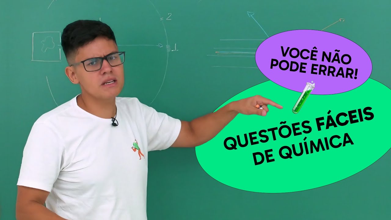 Não Erre Essas QUESTÕES FÁCEIS de QUÍMICA!