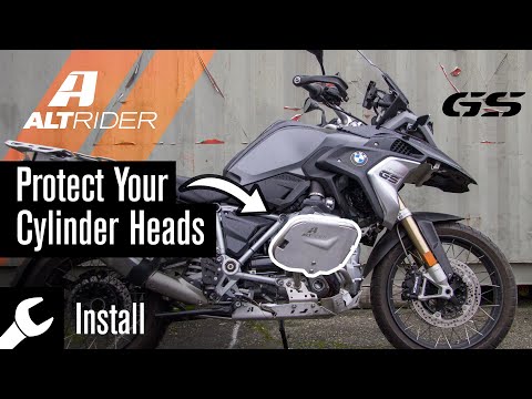 Install Instructions for the BMW R 1250 GS Cylinder Head Guards: