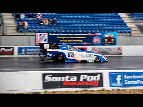 Top Fuel/Funny Car/Nostalgia Funny Car - Festival of Power [Sunday], Santa Pod Raceway 2023 [4K]