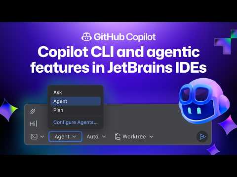 Video Thumbnail: Introducing Copilot CLI and agentic features in JetBrains IDEs