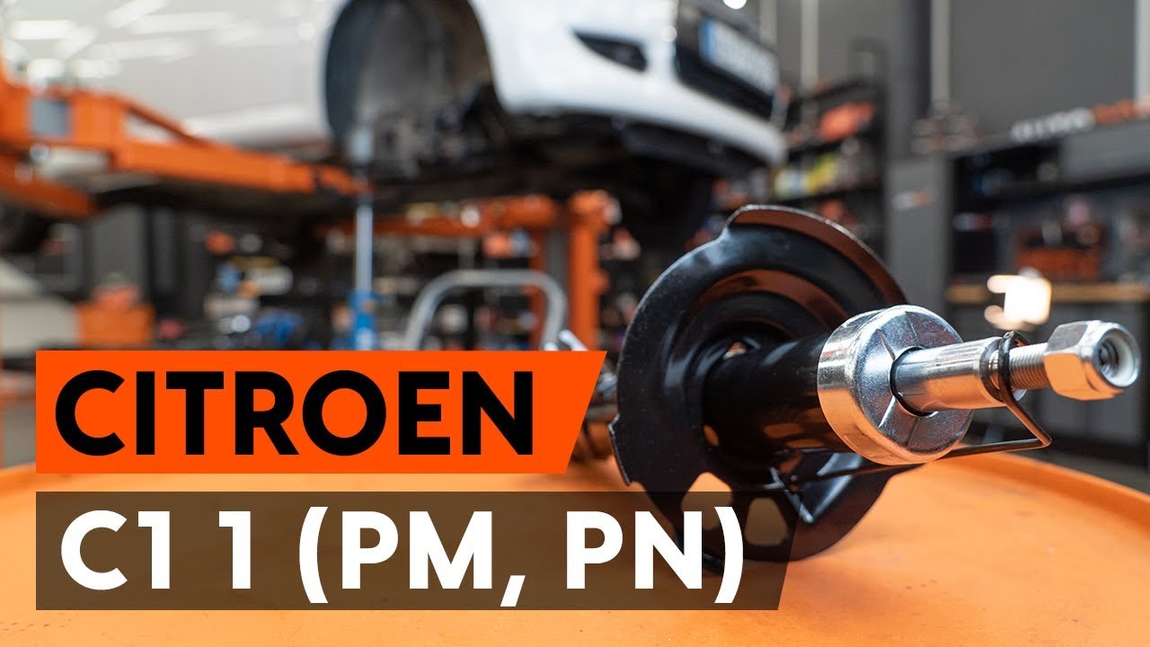 Πώς να αλλάξετε γόνατο ανάρτησης εμπρός σε Citroen C1 1 PM PN - Οδηγίες αντικατάστασης
