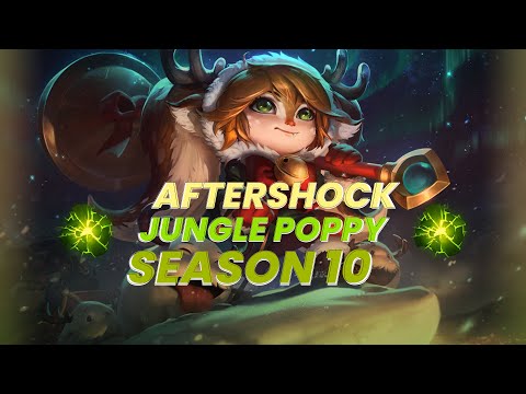 SEASON 10 AFTERSHOCK POPPY JUNGLE MAKES ME UNKILLABLE!