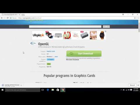how to download OpenGL