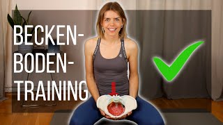 Beckenbodentraining bei Senkungsbeschwerden | 3 Übungen (OHNE Hilfsmit