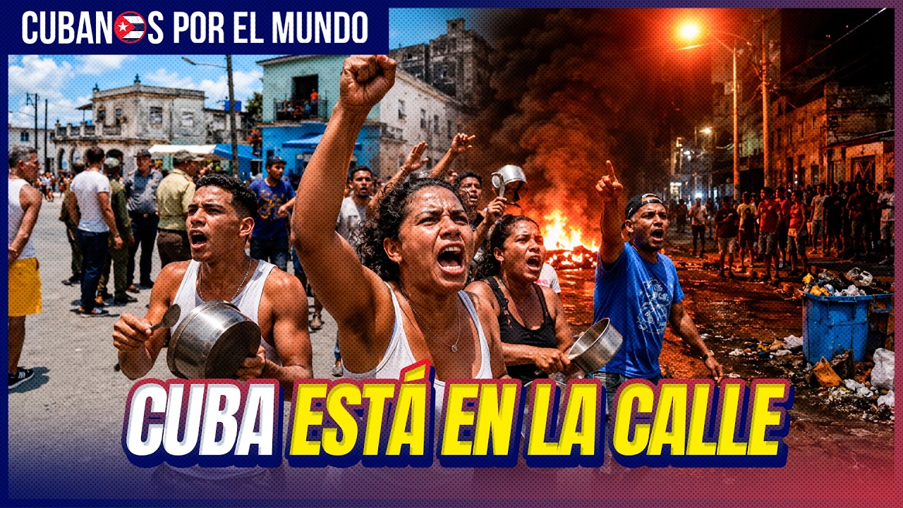 Protestas en Cuba por apagones sacuden barrios de La Habana