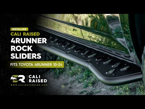 How To Install 2010-2024 Toyota 4Runner Rock Sliders | Cali Raised
