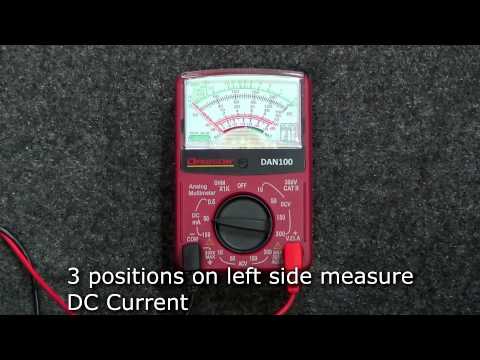 Dawson DAN100 (pocket) & DAN120 Analog Multimeter
