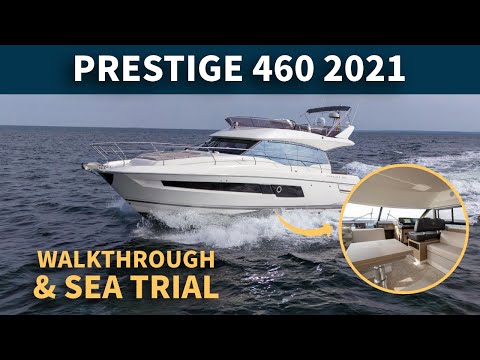 Prestige 460 2021 Full Walkthrough Video & Sea Trial | £725,000 Boat For Sale