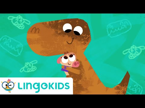 COWY'S T-REX SONG 🦖🎶 | Nursery Rhymes | Lingokids