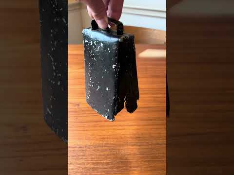 Vintage 1900s 7" Steel Cowbell Unmarked - See Video! image 8