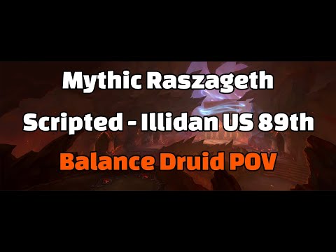 Mythic Raszageth | Boomkin POV | US 89