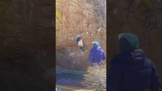 Video thumbnail of Go Granny Ho, V7. Buttermilk Country