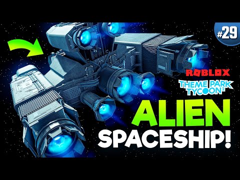 Building the NOSTROMO in ROBLOX! | Theme Park Tycoon 2 • #29