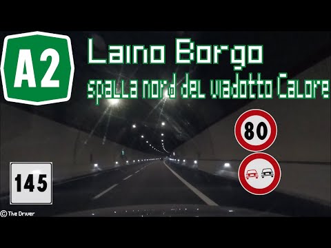 I - Autostrada A2 - Ex lotto della galleria Fossino e macrolotti 3.1 e 2 in direzione nord