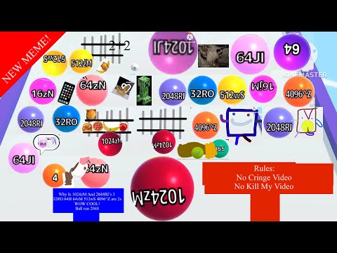Ball run 2048 but meme MEGA FULL VIDEO