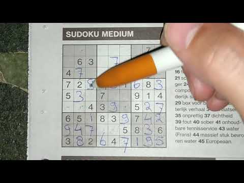 Increase your Medium skills with this Sudoku puzzle (with a PDF file) 6-27-2019