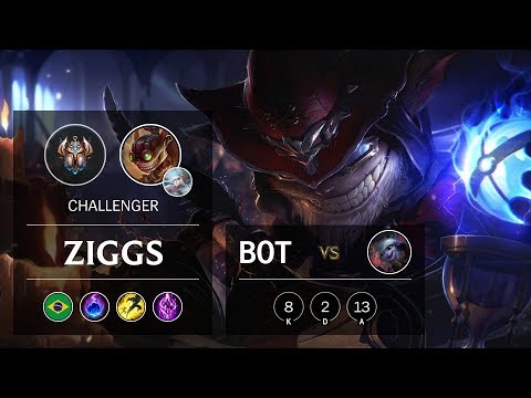 Ziggs Bot vs Tristana - BR Challenger Patch 9.17