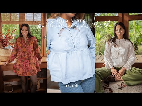 Video editing tutorial for the Clotilde dress/blouse - Maéli