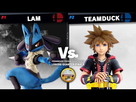 Fernwood Friday Fights #13 / Lam (Lucario) Vs. TeamDuck (Sora) (Losers Quarters)