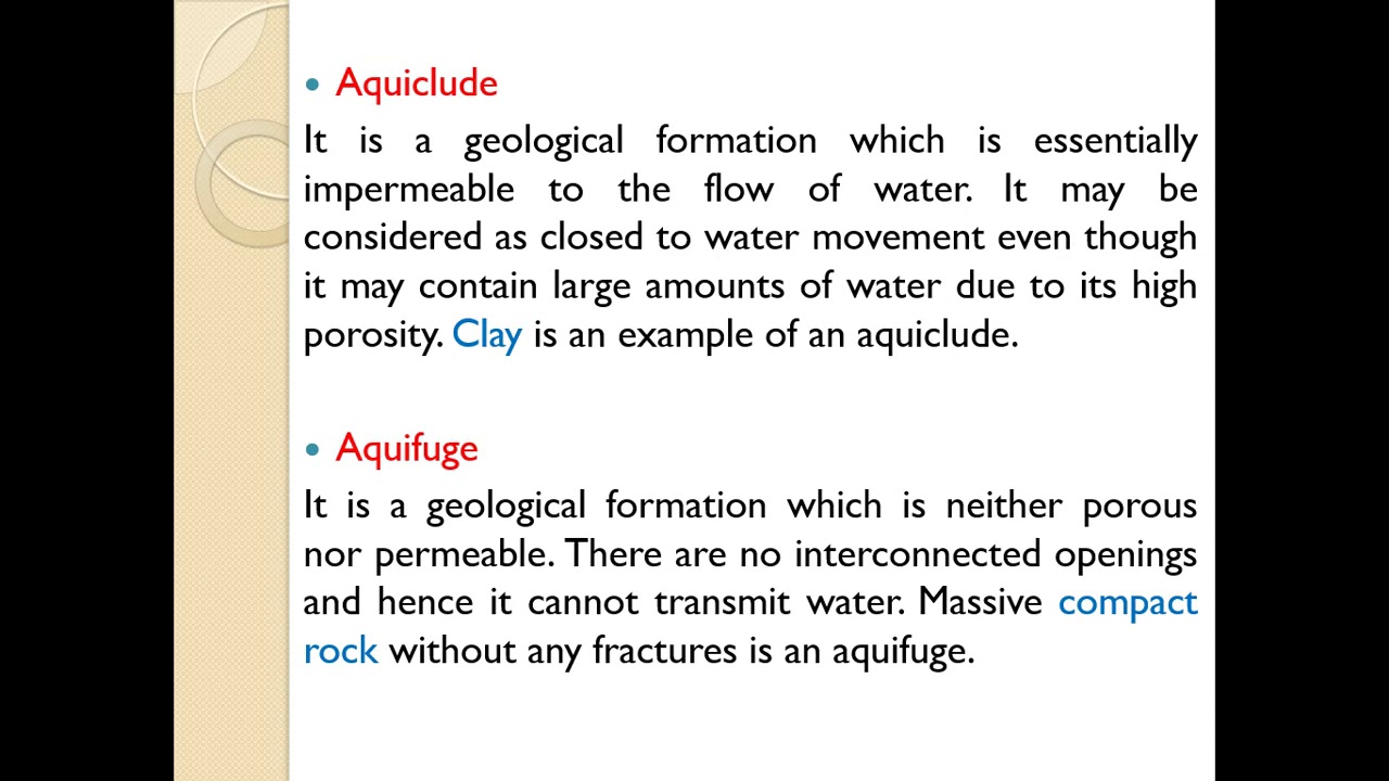 Introduction to Ground Water Hydrology