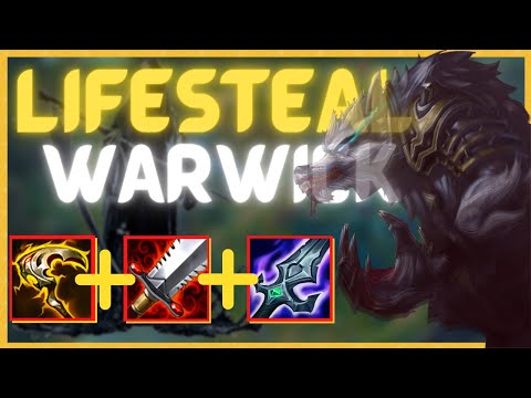 Warwick Jungle - FULL LIFESTEAL BUILD (20k + Health Regen) |Season 11 full game play and build|