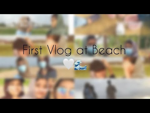 First Vlog at Beach🏖| Nouri | Nasri | Naziha | Sunena | Vlog - 1 🤍