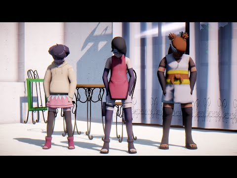 【Naruto MMD/2K/60FPS】BTS (방탄소년단) - DNA - Sarada*Himawari*Chocho【Motion DL Link】