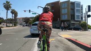 Download lagu See San Bruno Avenue in San Francisco with my bycicle ride mp3