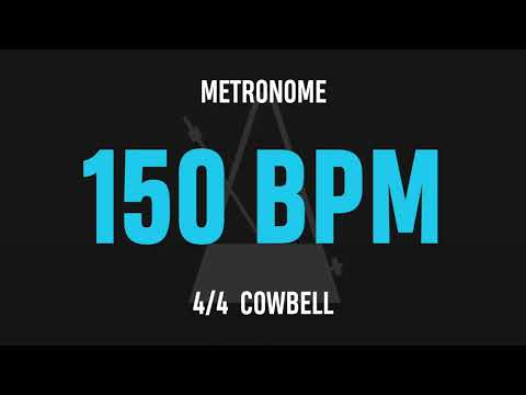 150 BPM 4/4 - Best Metronome (Cowbell)