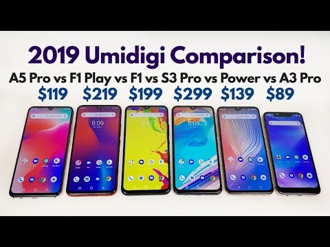 Umidigi A5 Pro vs F1 Play vs F1 vs S3 Pro vs POWER vs A3 Pro - MASSIVE Budget Phone Comparison!
