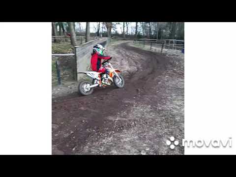 Sam on his ktm sx50 @ H.A.M.C. de hoeve dirttrack.