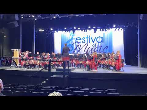 Scotland High School Symphonic Band Performing at Carowinds the Festival of Music - Choose Joy