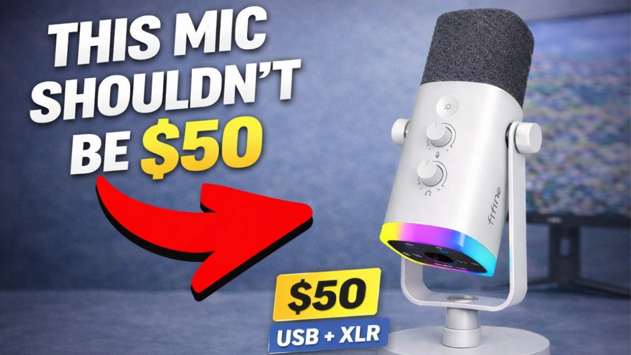 Is This $50 Mic Actually Better Than Shure? [FIFINE AM8 Review]