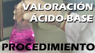 VALORACIÓN ÁCIDO-BASE: EXPERIMENTAL