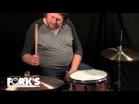 Brady Elm Burl Ply 6.5x14 Snare Drum / Paiste 2002 Ride / Paiste Giant Beat Hi-Hats