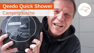 Qeedo Quick Shower - vielseitige, kompakte Outdoordusche