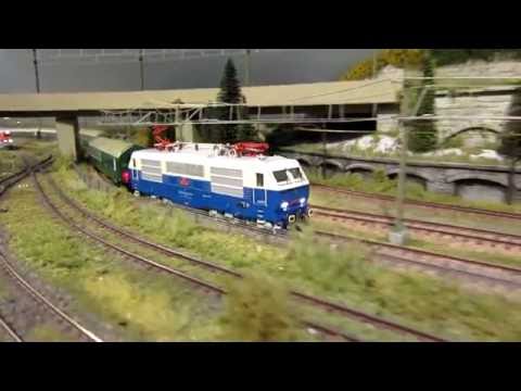 H0 E-Lok  ES 499 0009 ČSD Gorila / Rh 350 / A.C.M.E. Modell in Capkamodellbahn. Video CMB 14