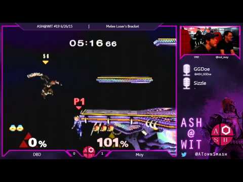 DBD (Sheik) vs Moy (Ganon) - Melee Loser's Bracket ASH@WIT 6/26/15