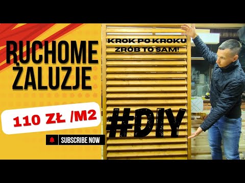 Wooden garden blinds for PLN 110/m² – step by step - DIY!