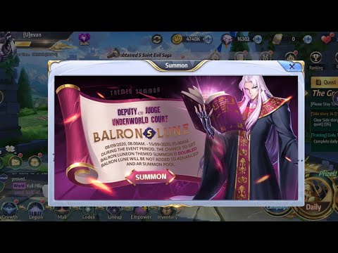 Saint Seiya Awakening || Gacha 100 SH BALRON LUNE