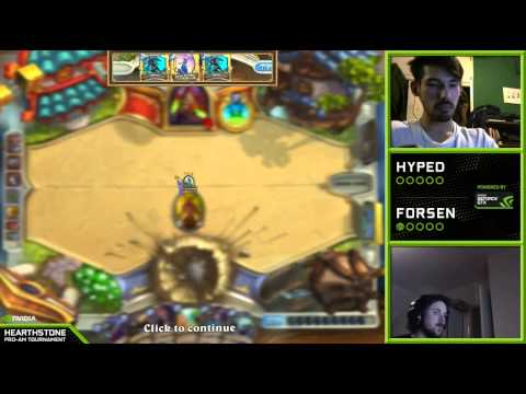 Tempo Storm Hyped vs Forsen | Group Stage | NVIDIA Hearthstone Pro-Am Tournament