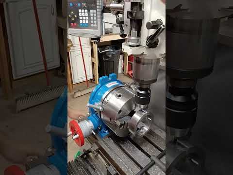 Making parts on my new rotary index table.
